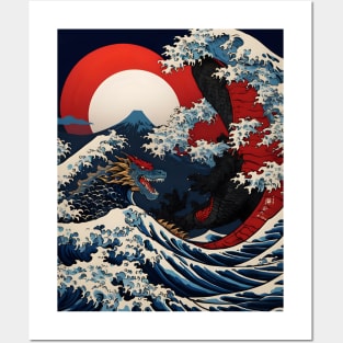 Kanagawa Monster Posters and Art